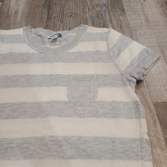Old Navy xs womens striped knit short sleeve sweater material - Picture 2 of 8